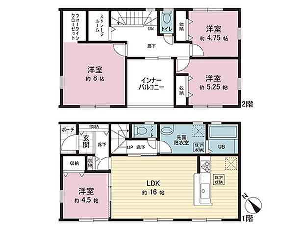 間取図です。図面と異なる場合は現況を優先させていただきます。