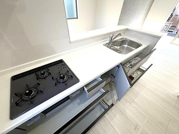 料理の時間が楽しくなるキッチンスペースです。