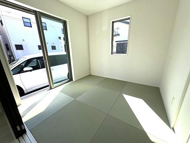 一部屋あるとうれしい和室。客間、晩酌、家族団らんなど色々使えますね。