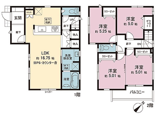 間取図です。図面と異なる場合は現況を優先させていただきます。