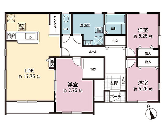 間取図です。図面と異なる場合は現況を優先させていただきます。