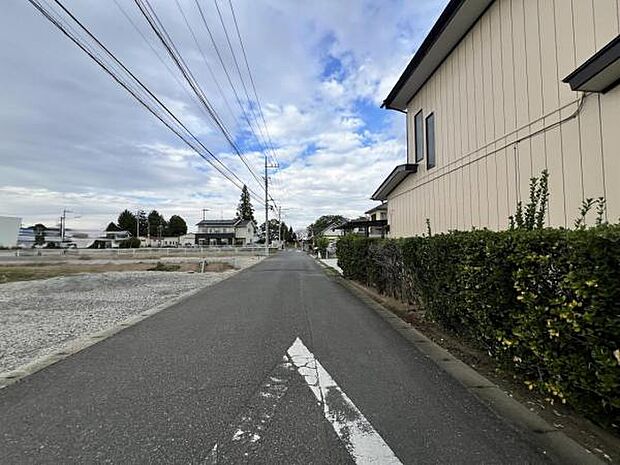 全面道路となります。