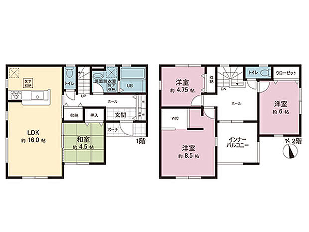 間取図です。図面と異なる場合は現況を優先させていただきます。