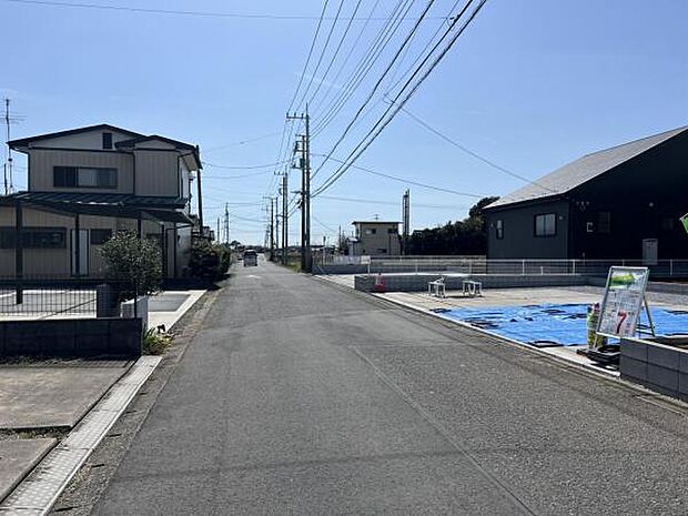 敷地からの外観です。