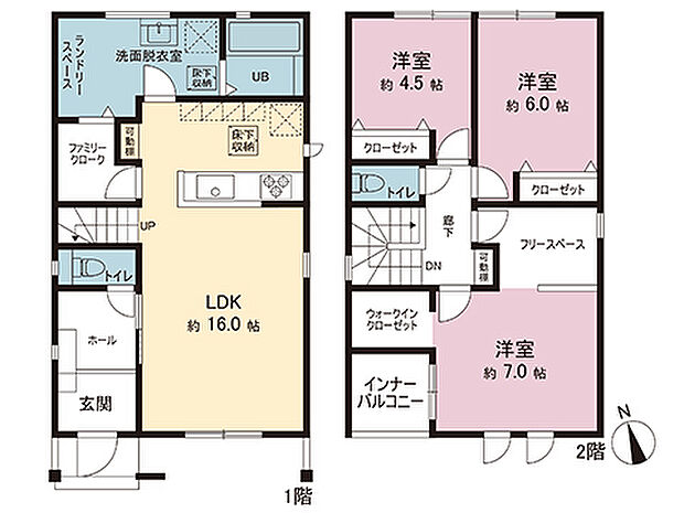 間取図です。図面と異なる場合は現況を優先させていただきます。
