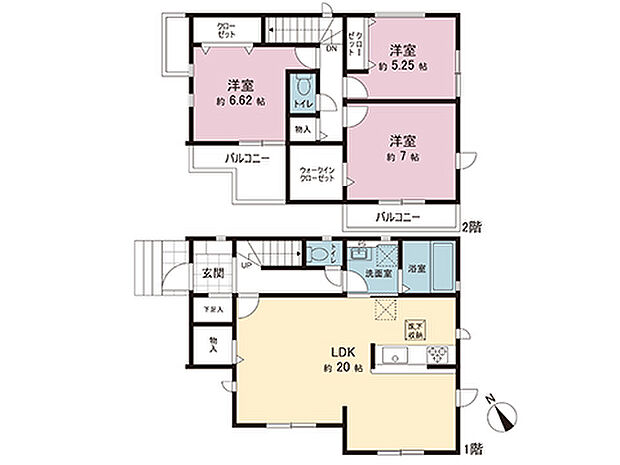 間取図です。図面と異なる場合は現況を優先させていただきます。