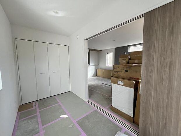 和室スペースです。畳のお部屋は寛げる空間ですね。