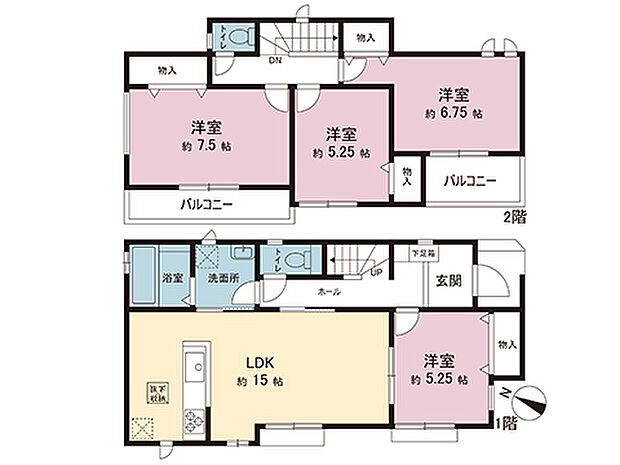 間取図です。図面と異なる場合は現況を優先させていただきます。