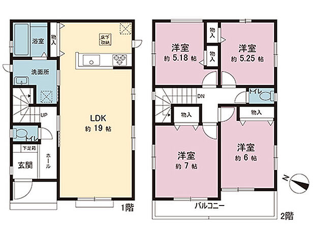 間取図です。図面と異なる場合は現況を優先させていただきます。