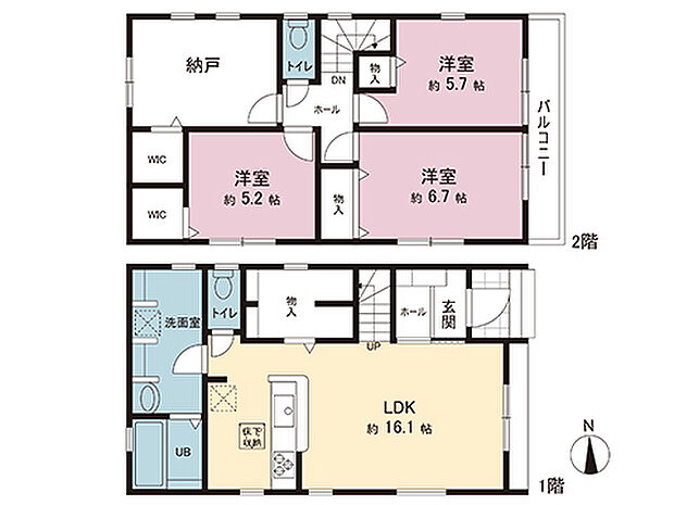 間取図です。図面と異なる場合は現況を優先させていただきます。