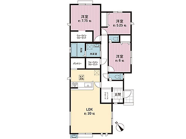 間取図です。図面と異なる場合は現況を優先させていただきます。