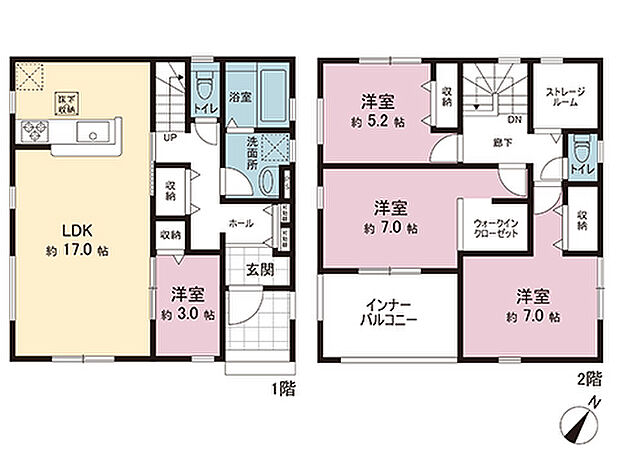 間取図です。図面と異なる場合は現況を優先させていただきます。