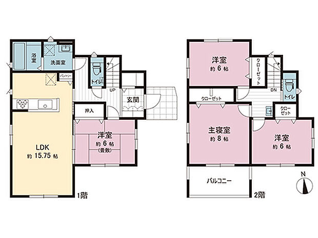 間取図です。図面と異なる場合は現況を優先させていただきます。