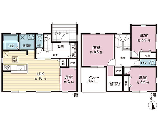 間取図です。図面と異なる場合は現況を優先させていただきます。