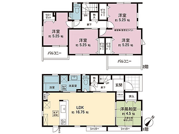 間取図です。図面と異なる場合は現況を優先させていただきます。