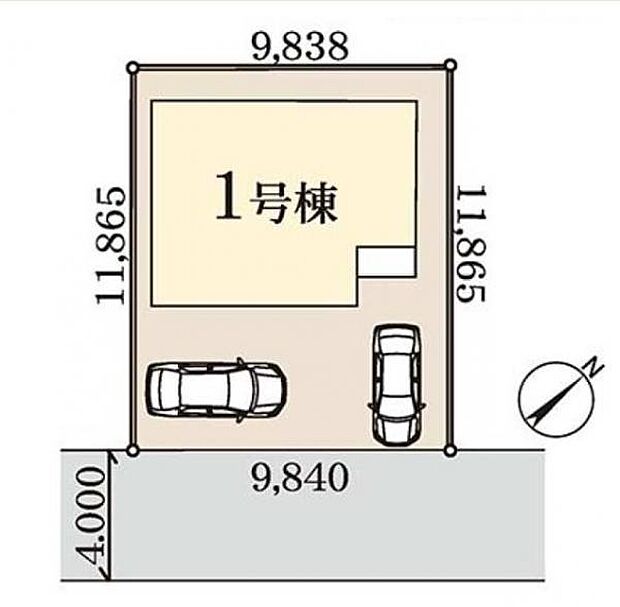 区画図です。図面と異なる場合は現況を優先させていただきます。