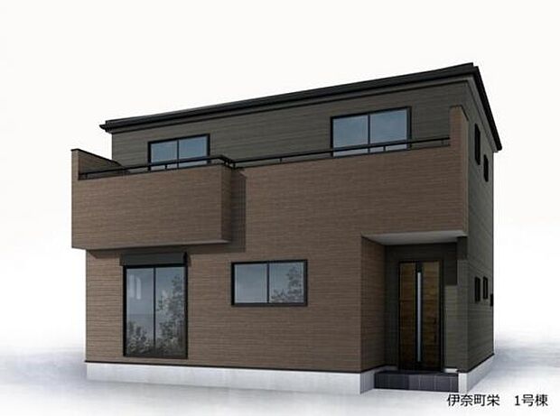 完成予想図（外観）：図面を基に描きおこしたもので、実際とは異なる場合がございます。