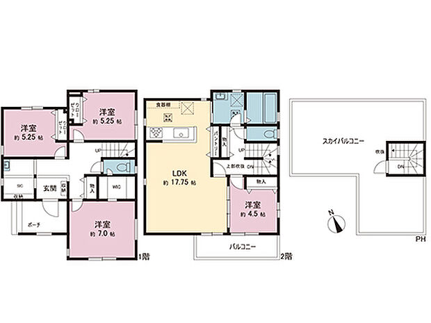 間取図です。図面と異なる場合は現況を優先させていただきます。