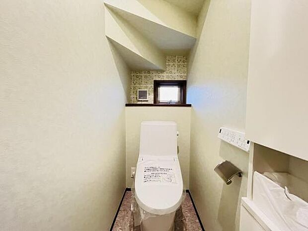 ほっと安らげるトイレ空間です。