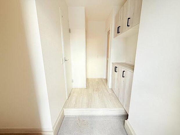 いつも気持ちよくご家族を迎えられる玄関です。