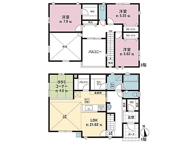 間取図です。図面と異なる場合は現況を優先させていただきます。