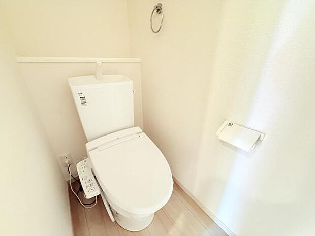 ほっと安らげるトイレ空間です。