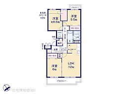 間取図画像 3LDK