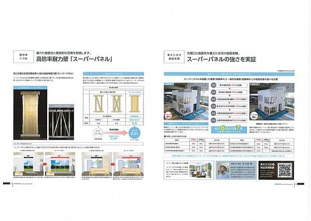 優れた耐震性と開放的な空間を実現します