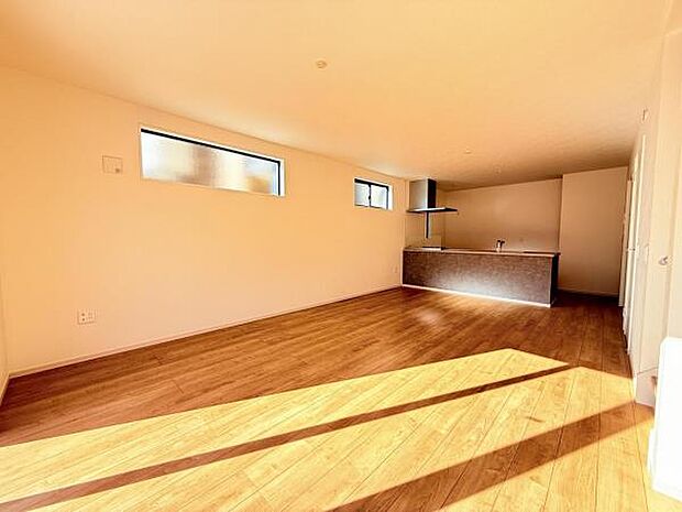 家族団らんの場所としてゆったりと居心地の良いリビングです。