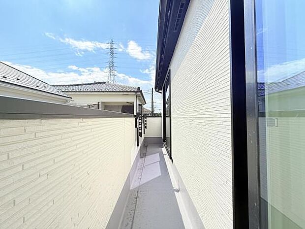 お洗濯ものを気持ち良く太陽の光で干せるのが嬉しいですね。
