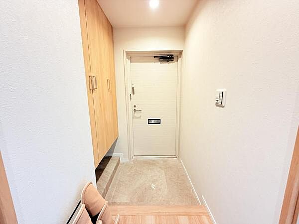 いつも気持ちよくご家族を迎えられる玄関です。