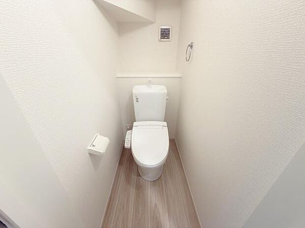 ほっと安らげるトイレ空間です。