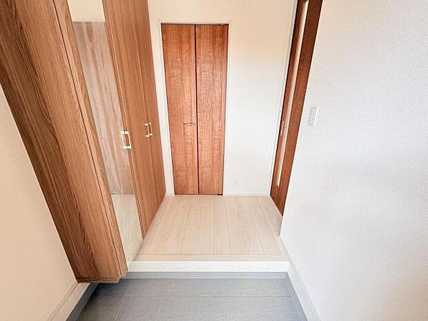 いつも気持ちよくご家族を迎えられる玄関です。