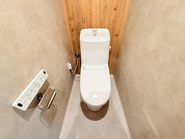 ほっと安らげるトイレ空間です。