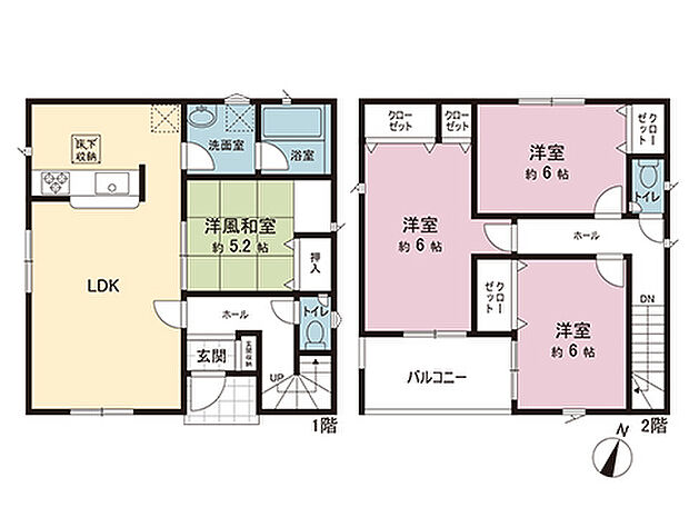 間取図です。図面と異なる場合は現況を優先させていただきます。