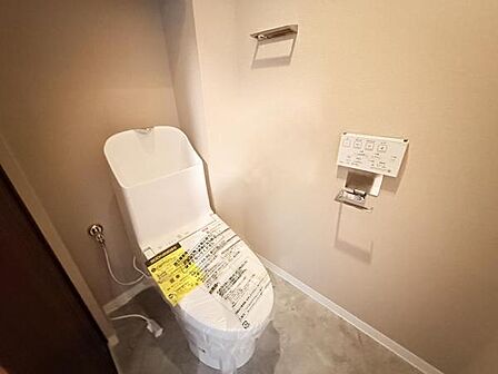 ほっと安らげるトイレ空間です。