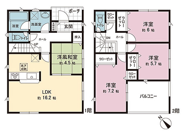 間取図です。図面と異なる場合は現況を優先させていただきます。
