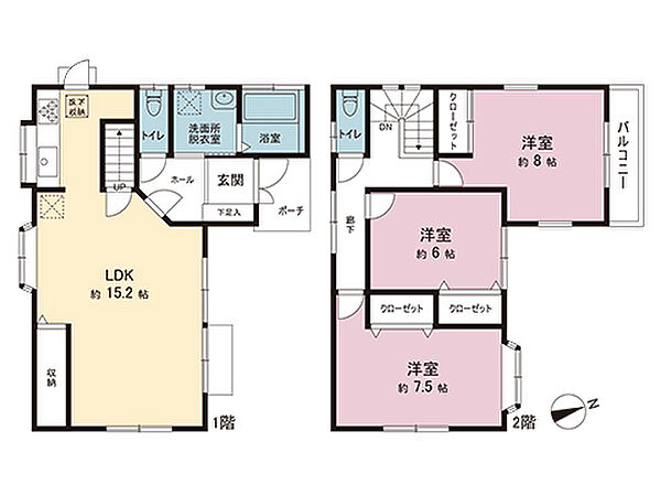 間取図です。図面と異なる場合は現況を優先させていただきます。