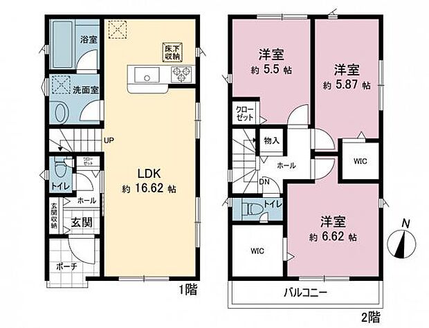間取図です。図面と異なる場合は現況を優先させていただきます。