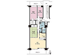 間取図画像 3LDK