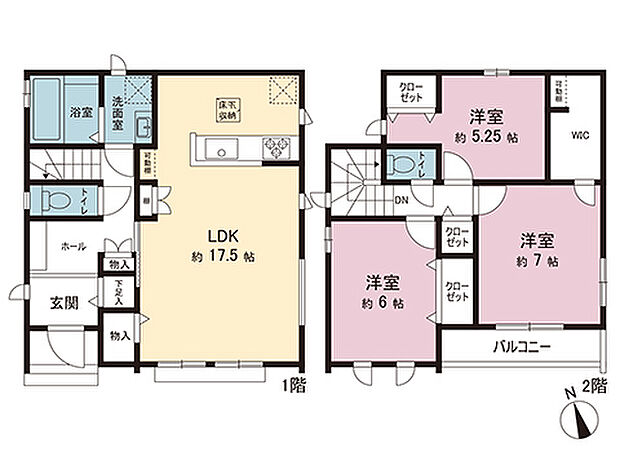 間取図です。図面と異なる場合は現況を優先させていただきます。