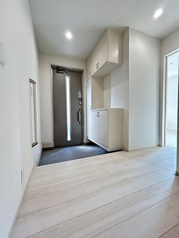 いつも気持ちよくご家族を迎えられる玄関です。