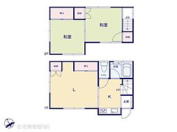 流山市西平井 2LKの間取り