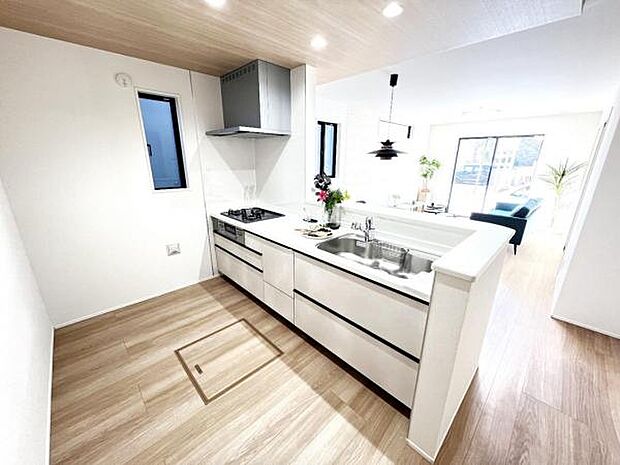 料理の時間が楽しくなるキッチンスペースです。