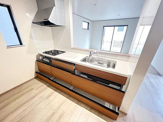 料理の時間が楽しくなるキッチンスペースです。