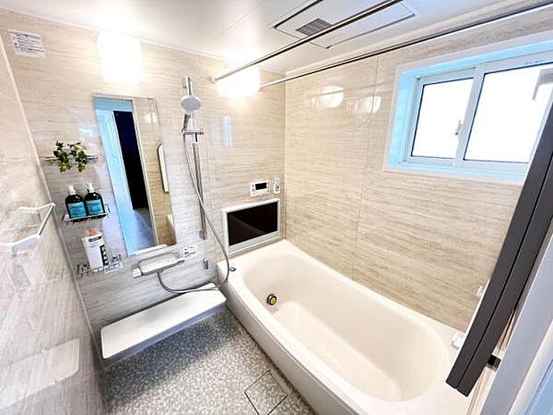 お風呂でほっとひといき。1日の疲れを癒しましょう。