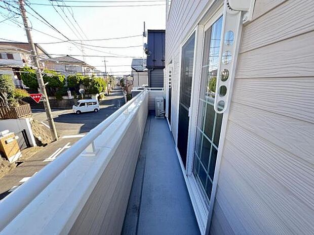 お洗濯ものを気持ち良く太陽の光で干せるのが嬉しいですね。