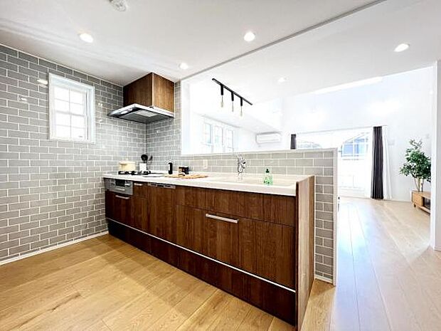 料理の時間が楽しくなるキッチンスペースです。