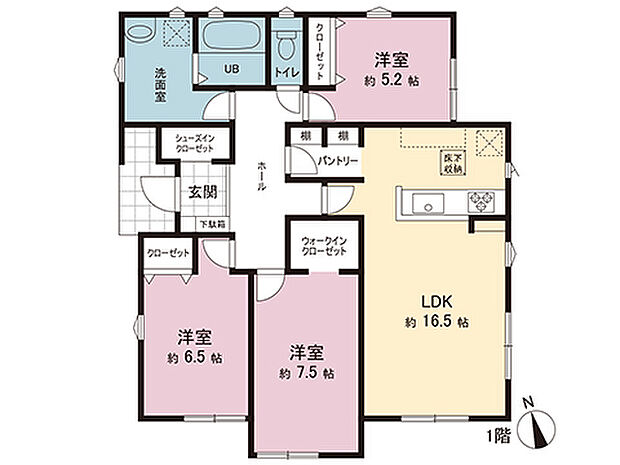 間取図です。図面と異なる場合は現況を優先させていただきます。
