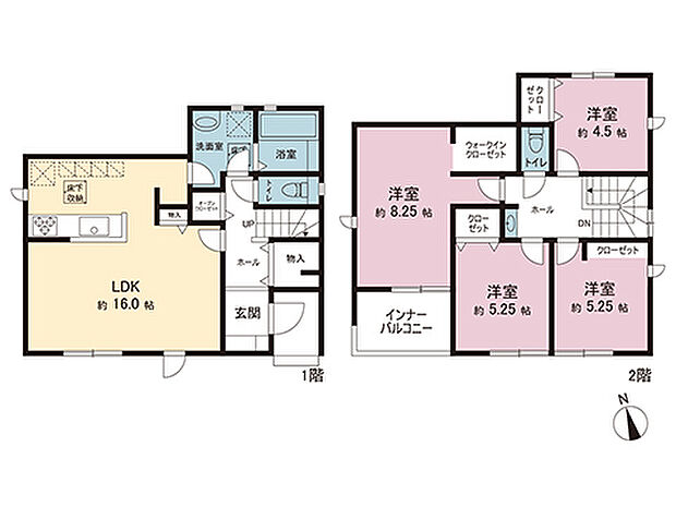 間取図です。図面と異なる場合は現況を優先させていただきます。